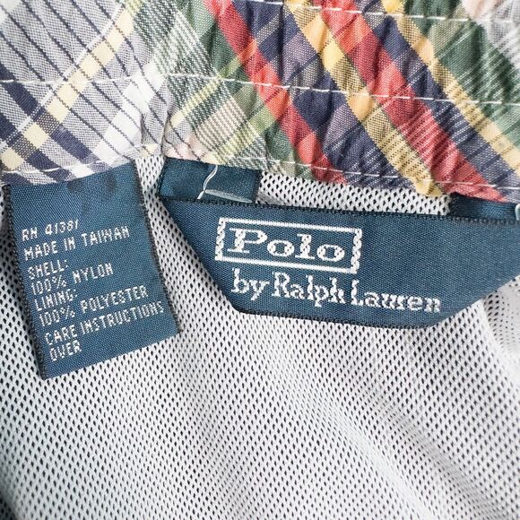 Polo Ralph Lauren Cargo Swim Trunks Mens XL Navy Blue Drawstring Mesh Lined Pony - Picture 3 of 16